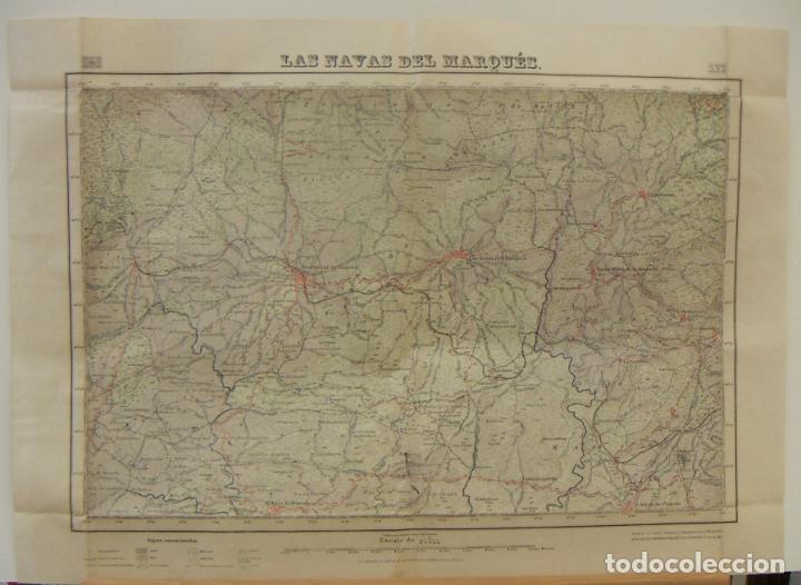 Militaria: MAPA DE LAS NAVAS DEL MARQUES 1&ordf; EDICION 1940 - Foto 1