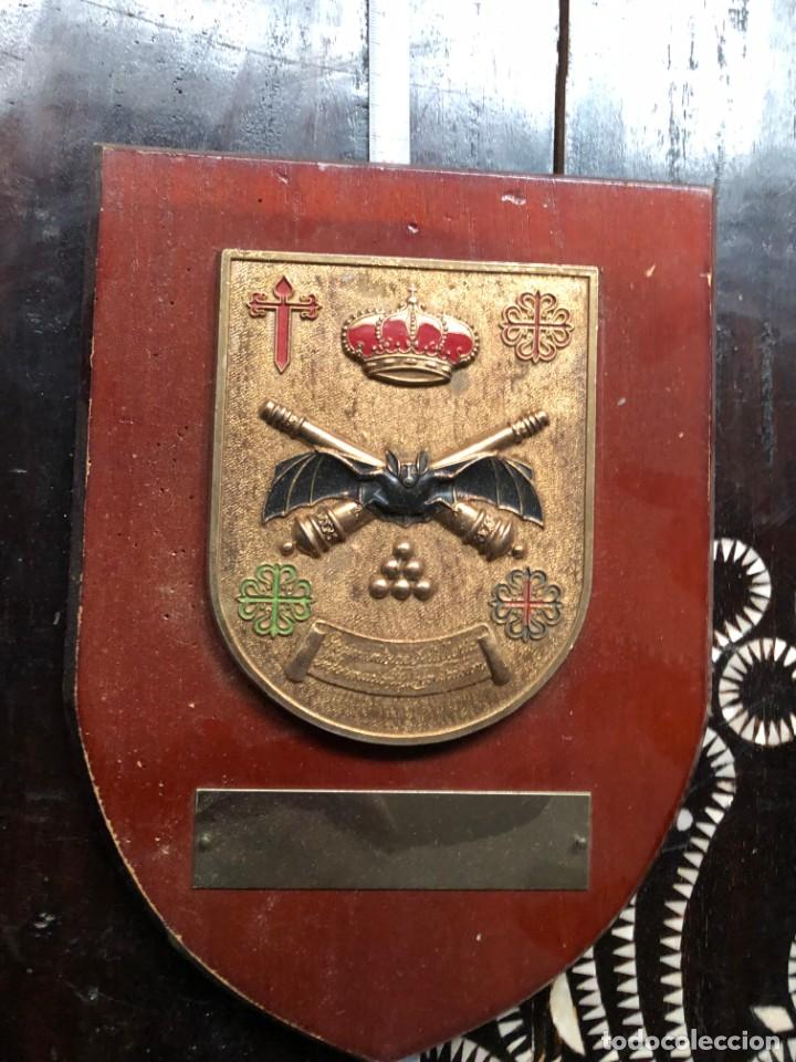 Militaria: METOPA MILITAR BRONCE - Foto 1