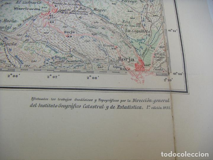 Militaria: MAPA DE TARAZONA 1&ordf; EDICION 1932 - Foto 3