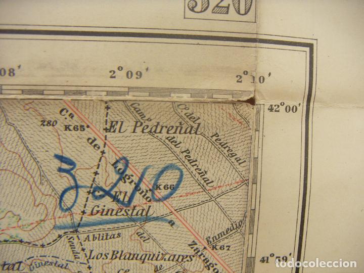 Militaria: MAPA DE TARAZONA 1&ordf; EDICION 1932 - Foto 5