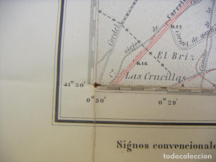 Militaria: MAPA DE PE&Ntilde;AFIEL 1&ordf; EDICION 1935 - Foto 2