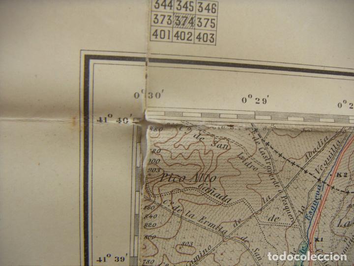 Militaria: MAPA DE PE&Ntilde;AFIEL 1&ordf; EDICION 1935 - Foto 4