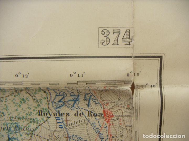 Militaria: MAPA DE PE&Ntilde;AFIEL 1&ordf; EDICION 1935 - Foto 6