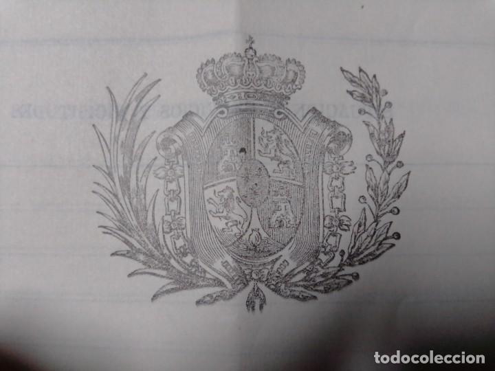 Militaria: Antigua licencia del ej&eacute;rcito espa&ntilde;ol 1908 - Foto 2