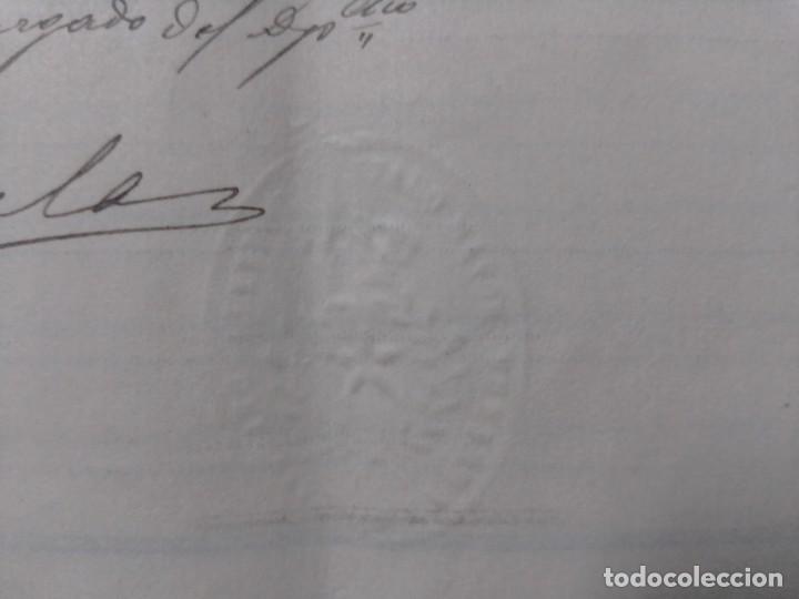 Militaria: Antigua licencia del ej&eacute;rcito espa&ntilde;ol 1908 - Foto 3