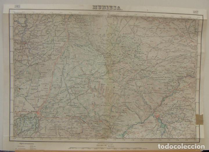 Militaria: MAPA DE MUNIESA 1&ordf; EDICION 1935 - Foto 1