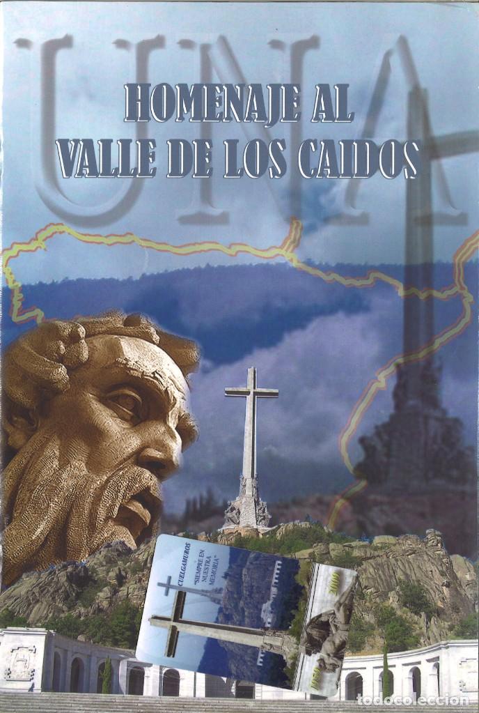 Militaria: HOMENAJE AL VALLE DE LOS CA&Iacute;DOS - PRECINTO ORIGINAL - Foto 1