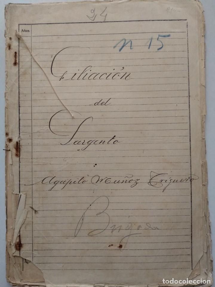 Militaria: Hoja servicios sargento campa&ntilde;a Africa