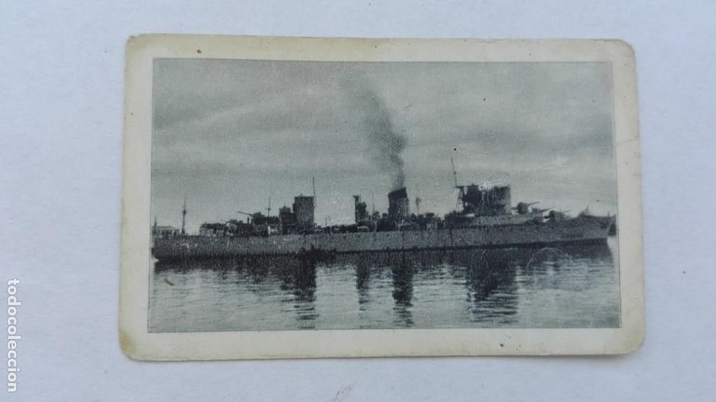 Military Antiques: CROMO DE LA MARINA , N&ordm; 62 : MINADOR JUPITER ANCLADO EN SU BASE