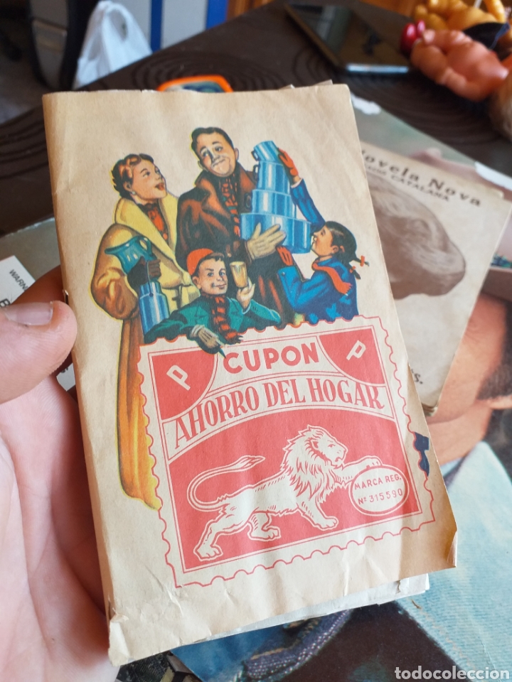Militaria: CUPON AHORRO DEL HOGAR,PARECEN COMO SELLO NI IDEA