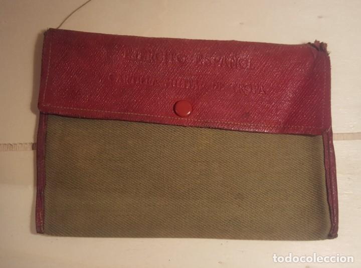 Militaria: Funda de la cartilla del Servicio Militar Espa&ntilde;ol