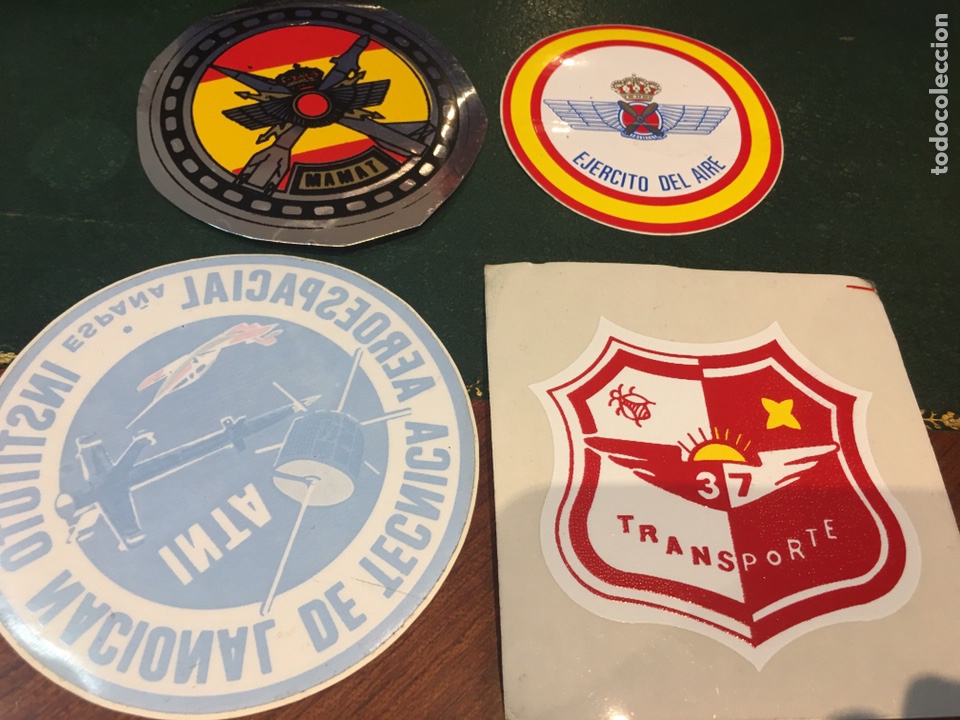 Militaria: Pegatinas Ej&eacute;rcito del Aire ( 4 unidades) - Foto 1
