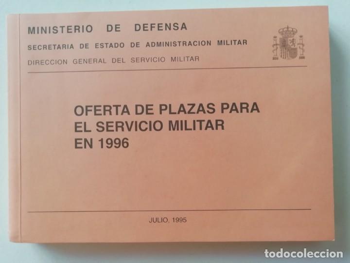 Militaria: eleccion de destino del servicio militar de 1996