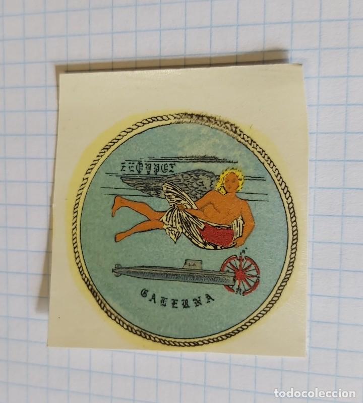Militaria: Calcoman&iacute;a Submarino Galerna, 3,5 cm de di&aacute;metro aprox. - Foto 1