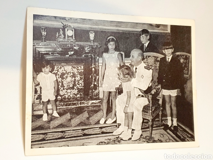 Military Antiques: TARJETON PROPAGANDA FRANCO ESPERA T&Uacute; VOTO