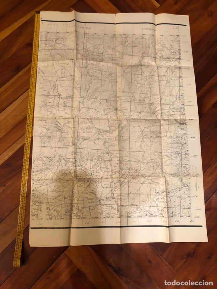 Militaria: Mapa 92 x 64 Zona NOGUERA LLEIDA VER FOTOS