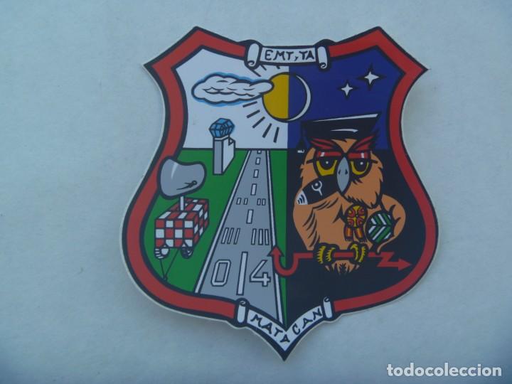 Militaria: AVIACION : PEGATINA DE EMT Y TA , MATACAN