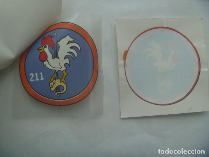 Military Antiques: AVIACION : PEGATINA DEL 211 ESCUADRON . LEER DESCRIPCION