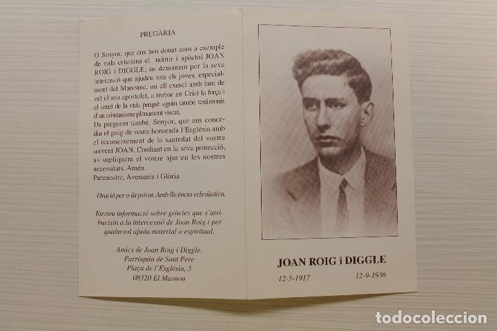Militaria: ESQUELA PERSECUCI&Oacute;N RELIGIOSA VERANO 1936, ASESINADO EN SANTA COLOMA DE GRAMANET, 13X8 CM
