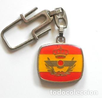 Militaria: LLAVERO DEL CLUB DEPORTIVO CUATRO VIENTOS - AVIACI&Oacute;N EJ&Eacute;RCITO DE ESPA&Ntilde;A - EMBLEMA ESCUDO PUBLICIDAD