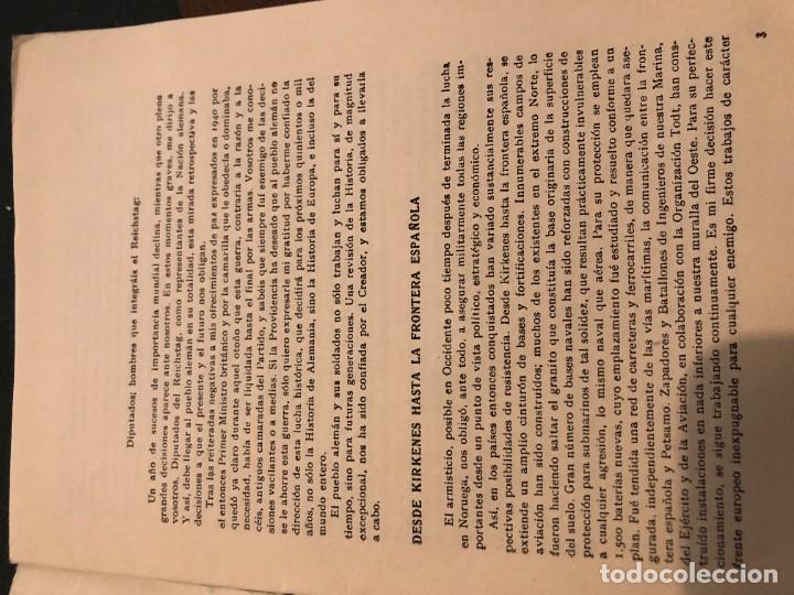 Militaria: DISCURSO ADOLFO HITLER - Foto 2