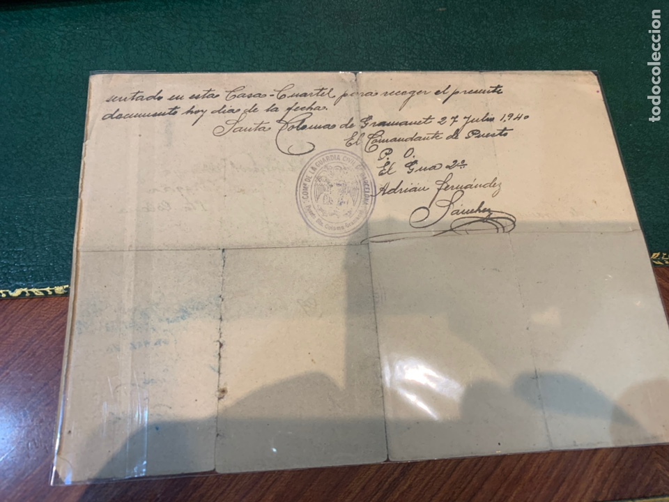 Militaria: Documento Comisi&oacute;n Clasificadora de Prisioneros y Presentados - Foto 7