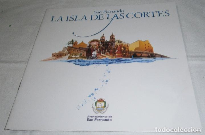 Militaria: folleto las islas de las cortes San Fernando (Cadiz) historia contada en espa&ntilde;ol e ingles