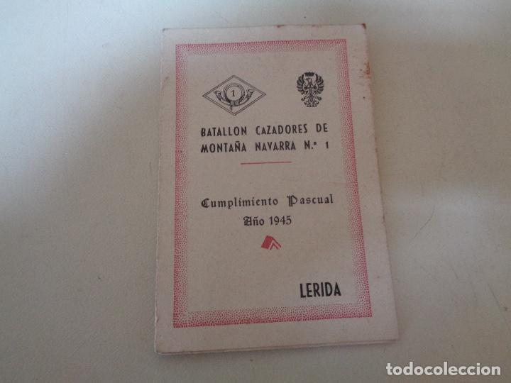 Militaria: Cumplimiento Pascual Batallon cazadores de monta&ntilde;a Navarra