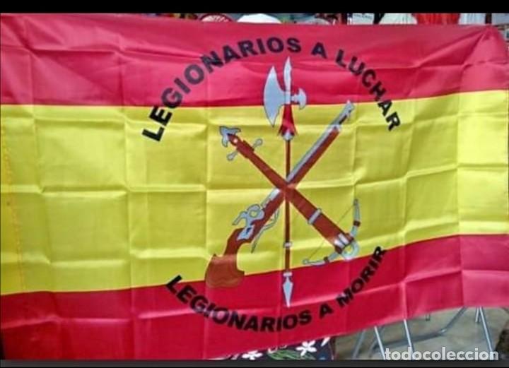 Militaria: Bandera Espa&ntilde;a legi&oacute;n espa&ntilde;ola