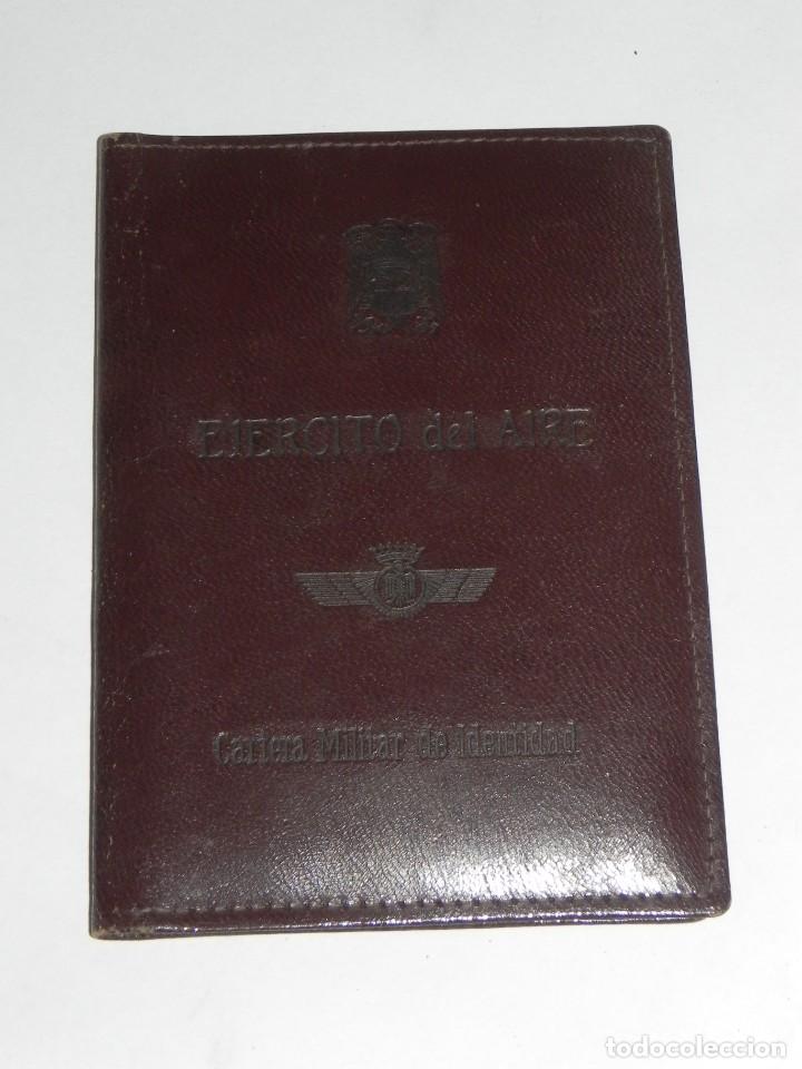 Military Antiques: CARTERA DEL EJ&Eacute;RCITO DEL AIRE, EN CUERO DE COLOR MARR&Oacute;N, A&Ntilde;OS 40.