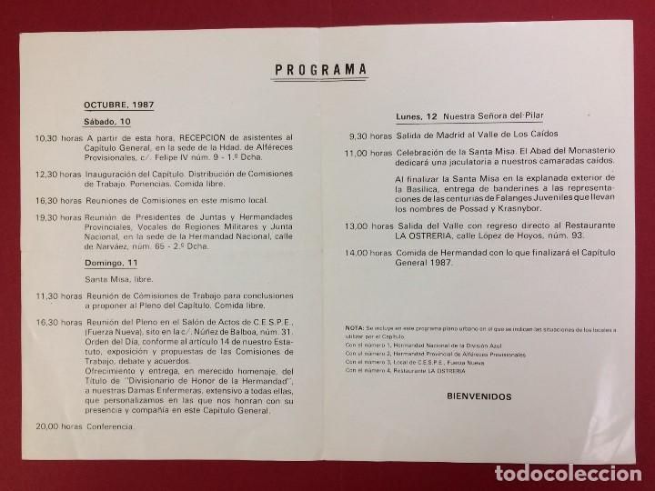 Militaria: DIVISI&Oacute;N AZUL CAP&Iacute;TULO GENERAL 1987 - Foto 2