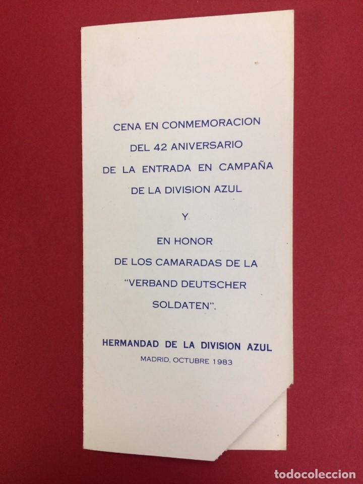 Militaria: DIVISION AZUL DIPTICO 1983 - Foto 1