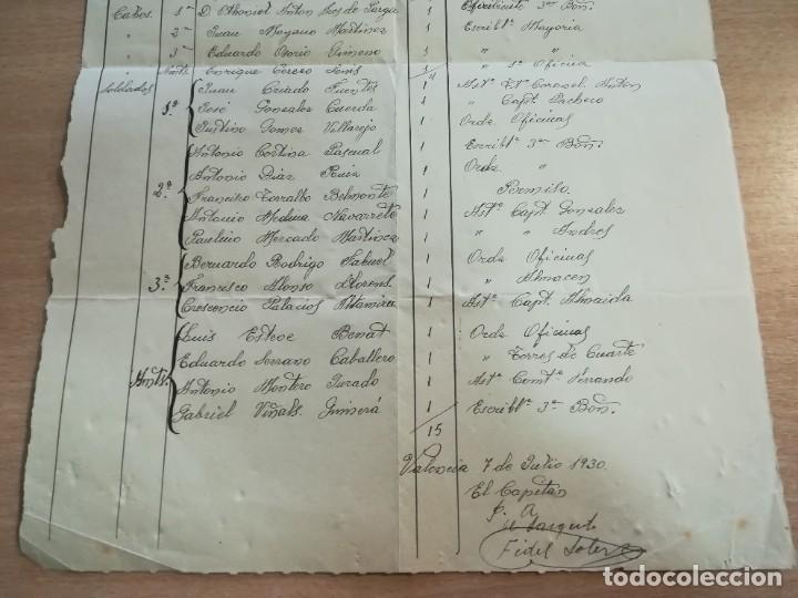 Militaria: DIVERSA DOCUMENTACI&Oacute;N CORONEL DEL EJ&Eacute;RCITO LA MAYOR&Iacute;A DE ELLAS DE 1931 - Foto 13