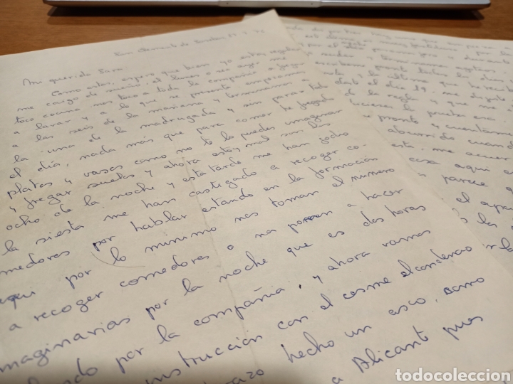 Militaria: CARTA DE LA MILI ENVIADA DESDE SAN CLEMENTE SASEBAS. SANT CLIMENT SESCEBES, GIRONA, 1976 CIR 9