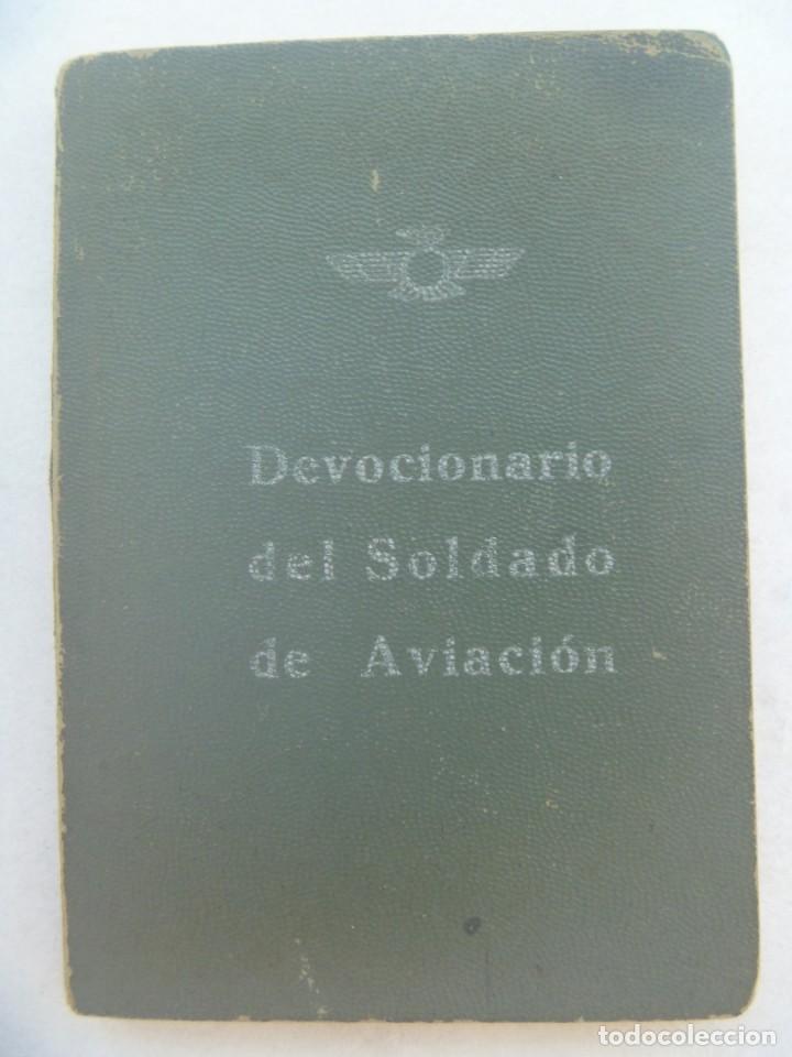Militaria: DEVOCIONARIO DEL SOLDADO DE AVIACION . 5&ordf; EDICION 1958. CON ESTAMPA DE LA VIRGEN DE LORETO