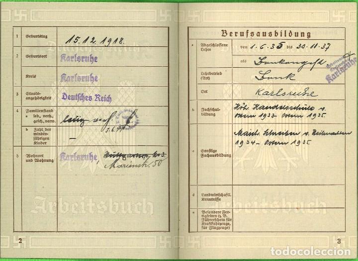 Militaria: Arbeitsbuch alem&aacute;n. - Foto 2