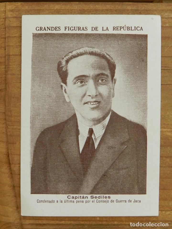 Militaria: GRANDES FIGURAS DE LA REPUBLICA, CAPITAN SEDILES, CONDENADO A LA ULTIMA PENA POR EL CONSEJO DE GUERR