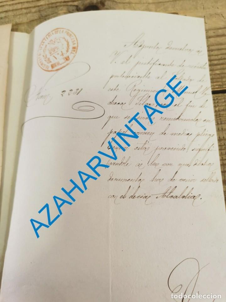 Militaria: VALENCIA, 1883, JUSTIFICANTE REVISTA SOLDADO REGIMIENTO DE INFANTERIA DE LA PRINCESA N&ordm;4