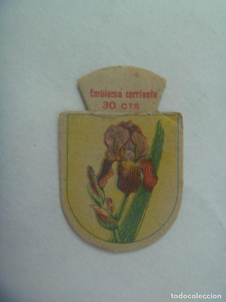 Militaria: POST GUERRA CIVIL - FALANGE : EMBLEMA AUXILIO SOCIAL CORRIENTE, LIRIO COMUN O CARDENO