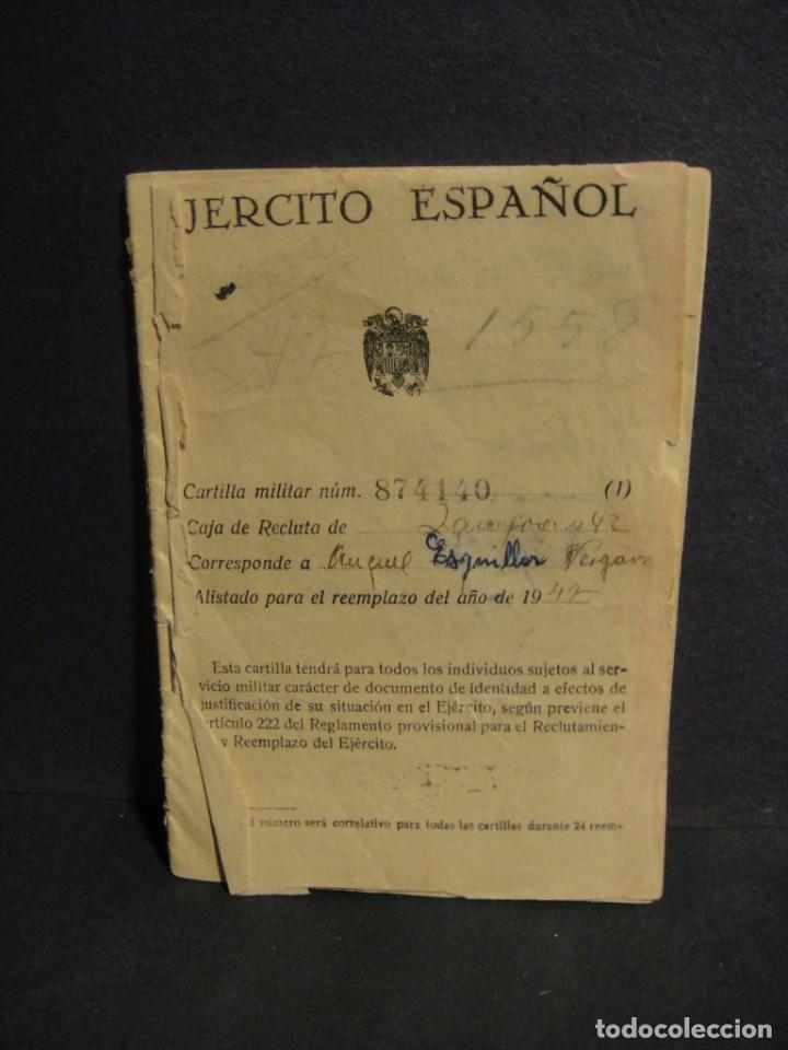 Military Antiques: ejercito espa&ntilde;ol - cartilla militar . a&ntilde;o 1947