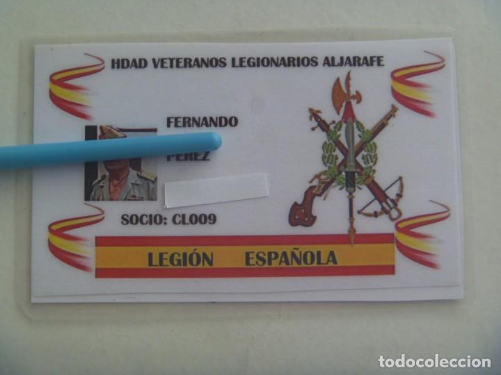 Militaria: LA LEGION : CARNET DE LA HERMANDAD DE VETERANOS LEGIONARIOS ALJARAFE