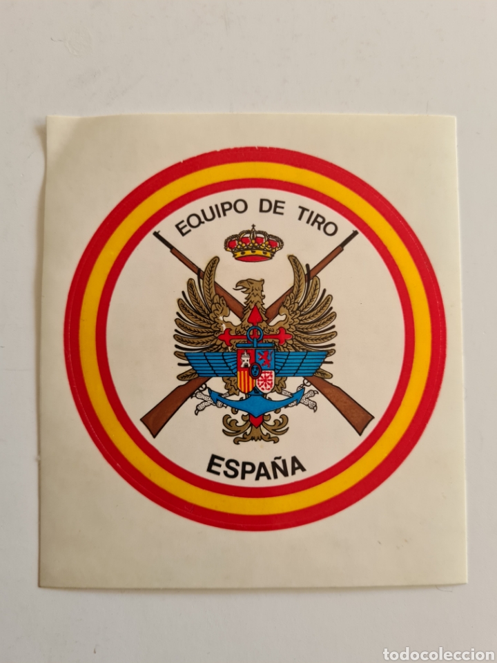 Militaria: Pegatina Equipo de Tiro Espa&ntilde;a - Militar Ej&eacute;rcito Espa&ntilde;ol