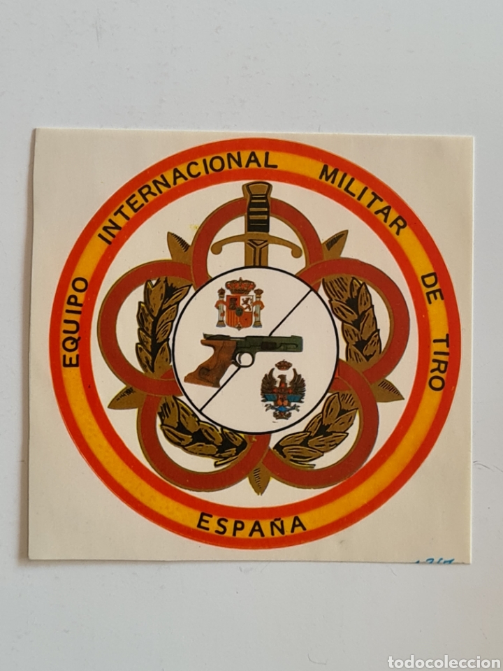 Militaria: Pegatina Equipo Internacional Militar de Tiro Espa&ntilde;a - Ej&eacute;rcito Espa&ntilde;ol