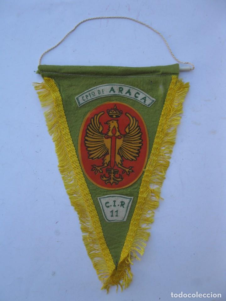 Militaria: ANTIGUO BANDER&Iacute;N - CPTO. DE ARACA - C.I.R. 11.