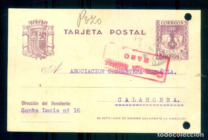 Militaria: NUMULITE Pb086 Censura militar Haro Asociaci&oacute;n conservera espa&ntilde;ola Calahorra Ferm&iacute;n Pozo