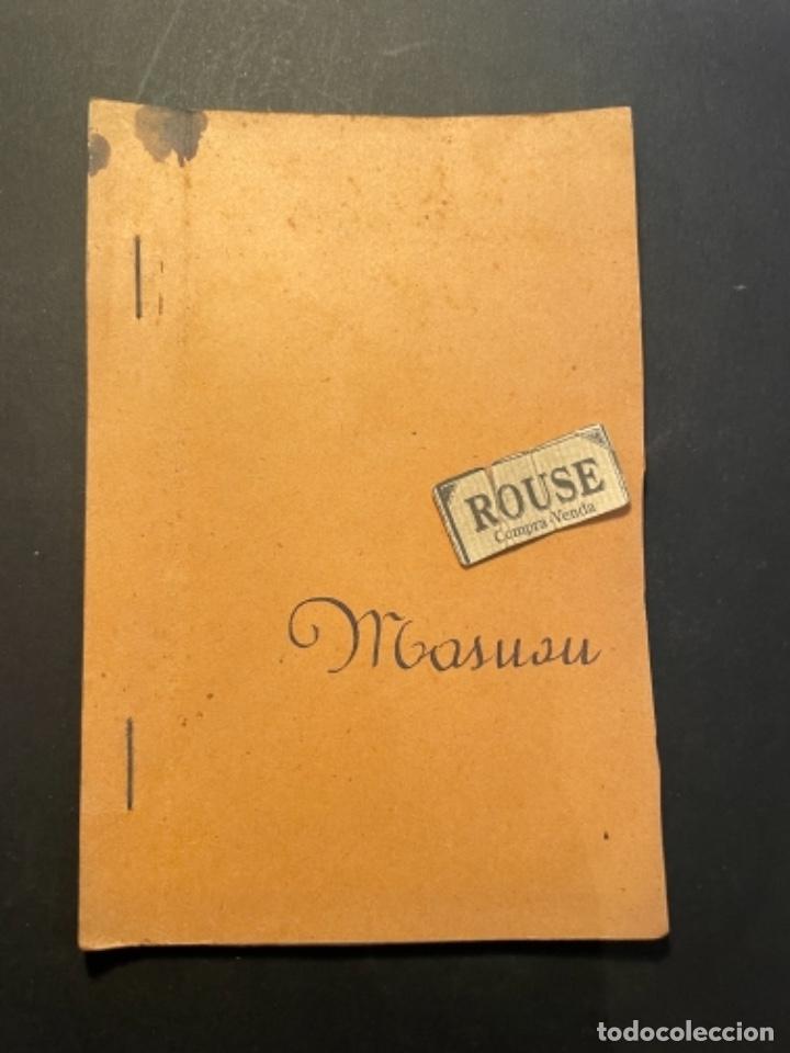 Militaria: POSGUERRA - MASNOU - GASTRONOMA TALONARIO MATRIZ DEL N&ordm; 1 AL 30 DISTRIBUCION DE ACEITE AL AYUNTAMI