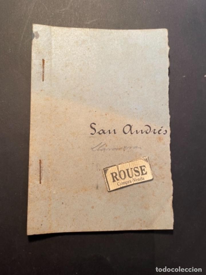 Militaria: POSGUERRA - SAN ANDRES DE LLAVANERAS TALONARIO MATRIZ DEL N&ordm; 1 AL 30 DISTRIBUCION DE ACEITE AL