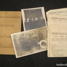 Militaria: COMPAÑIA DE MAR DE LARACHE & CEUTA-LIBRETA AJUSTES+DOCUMENTOS+FOTOS-AÑO 1933-VER FOTOS-(K-4110). Lote 287562923