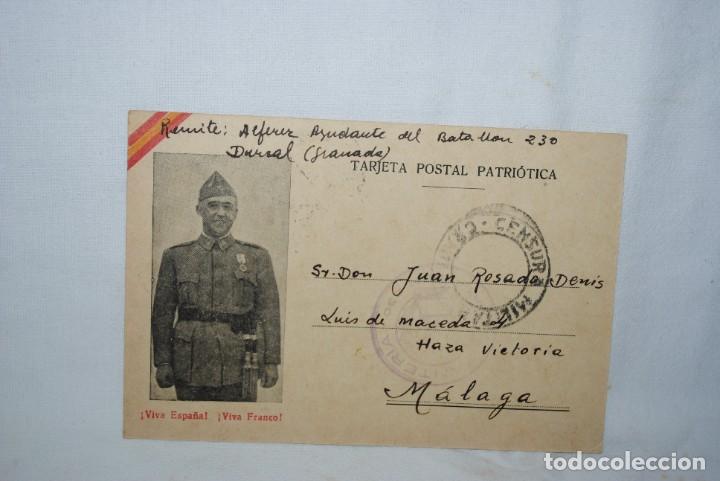 Militaria: TARJETA POSTAL PATRIOTICA . 1937