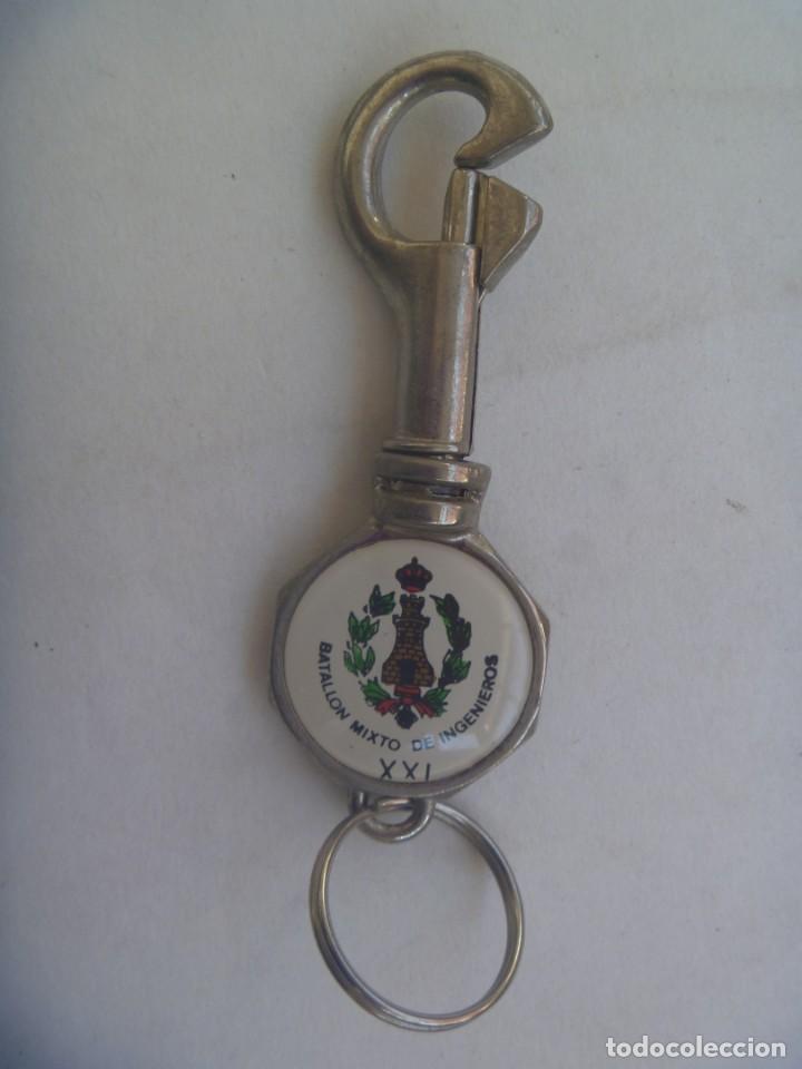 Militaria: LLAVERO DEL BATALLON MIXTO DE INGENIEROS XXI